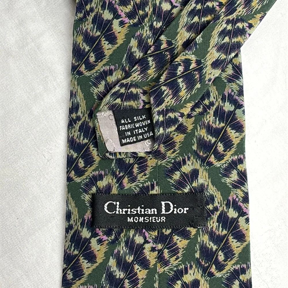 Vintage Christian Dior Monsieur Silk Tie